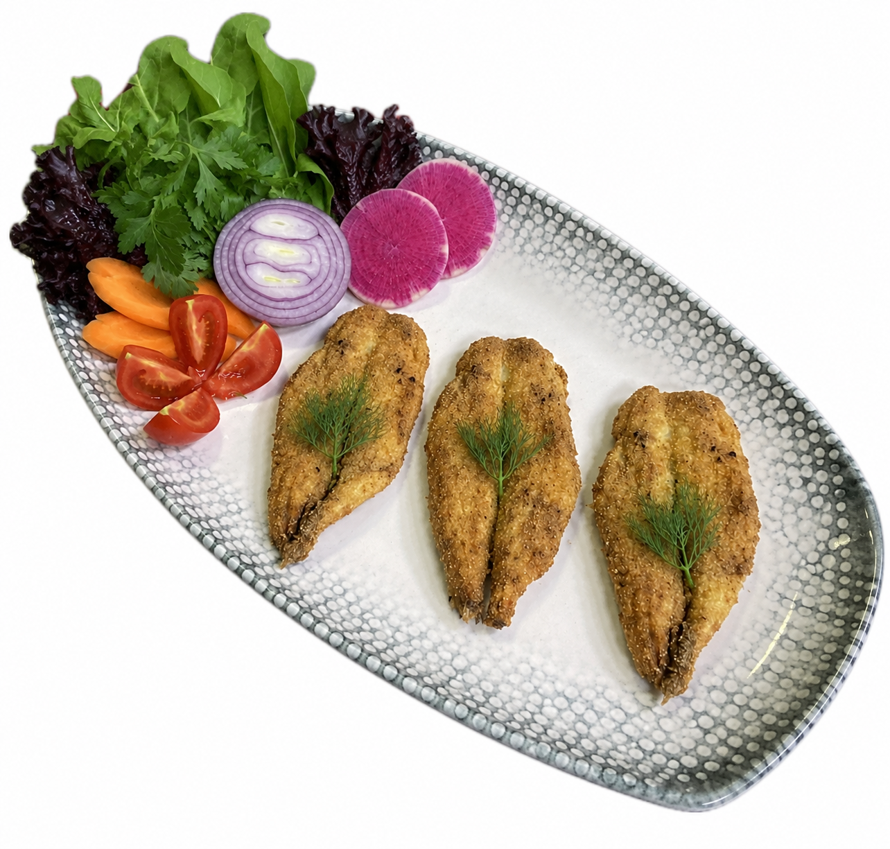 Pan-fried whiting