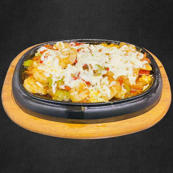 Vegetable and Kaşar Cheese Shrimp Casserole