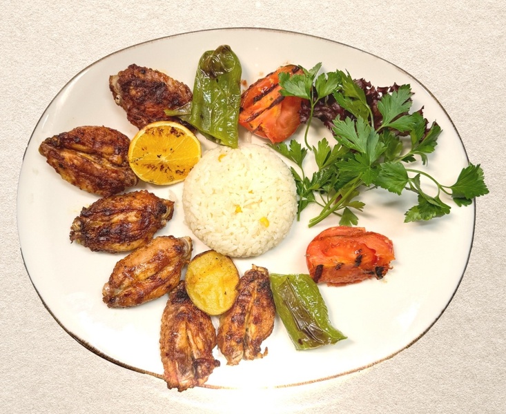 Grilled Chicken Flat Wings