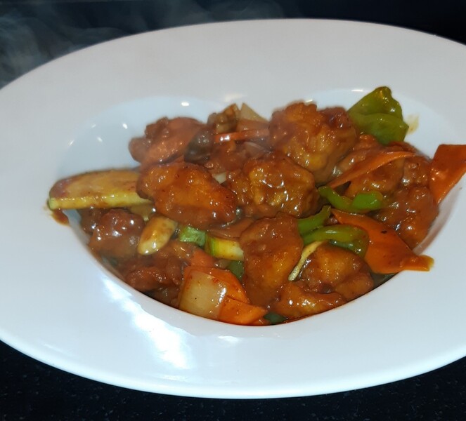 Barbecue sauce chicken
