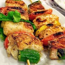 Swordfish skewers