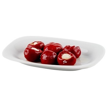 Cheese-stuffed red pepper