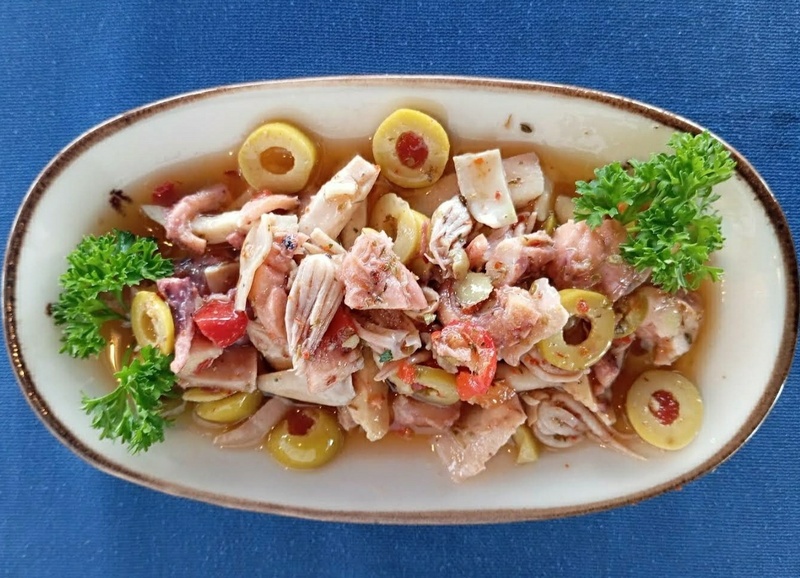 Mixed seafood salad