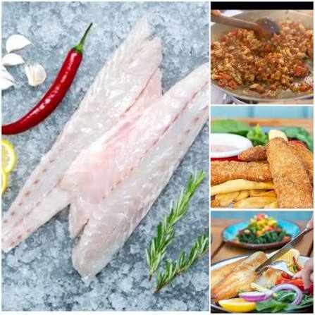 Pan-fried or grilled sea bass fillet